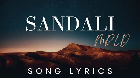 sandali song lyrics